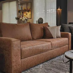 Classy Brown 3 Seater Sofa/3 Seater Sofa
