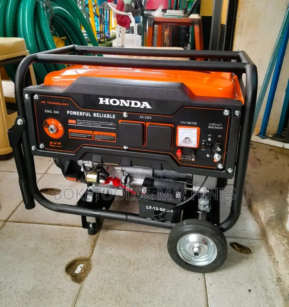 7.5kva Key Start Honda Petrol Generator