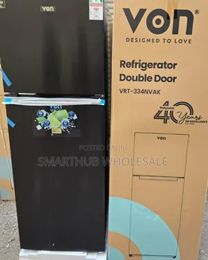 Von Double Door 334l No Frost Refrigerator