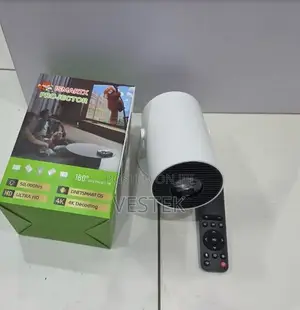 Hy300 Pro Portable Ceiling Projector With Wifi and Bt