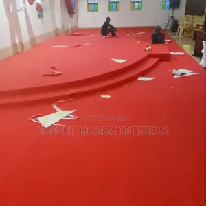 Red Church Warm Altar Carpet