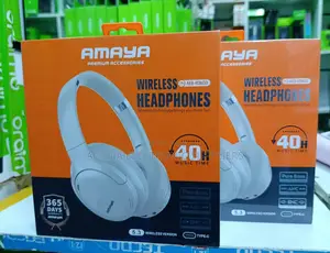 Amaya Aeb-H360d Wireless Headphones With Anc,40h Play Time