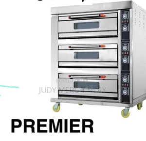 Commercial Electric Oven Three Deck Six Trays