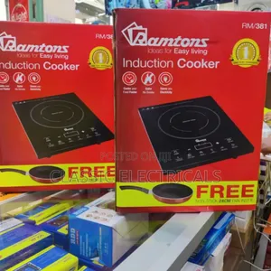 *Ramtons Induction Cooker With Free Pan