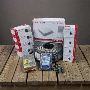 8- Channel Support Hikvision 8 1080p 2mp CCTV Cameras Full System Kit