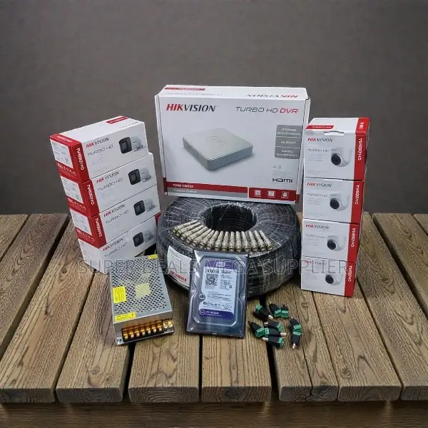 8- Channel Support Hikvision 8 1080p 2mp CCTV Cameras Full System Kit