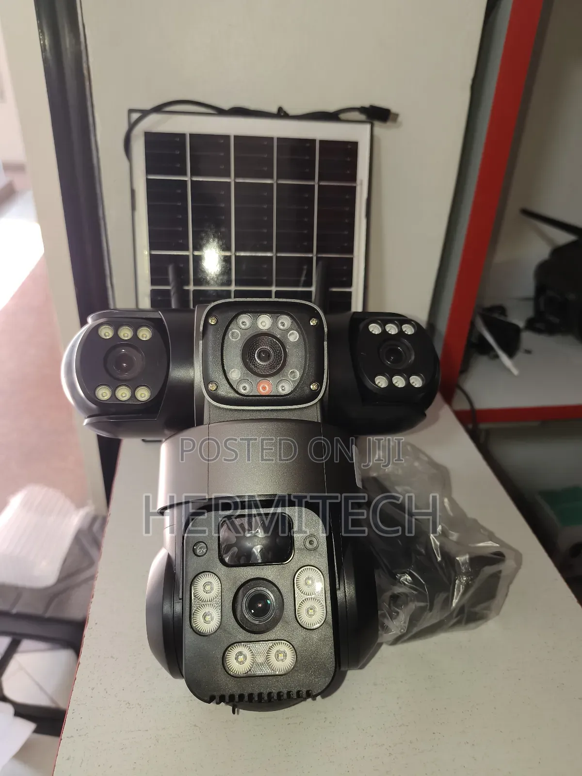 Solar Powered PTZ Surveillance 4g CCTV