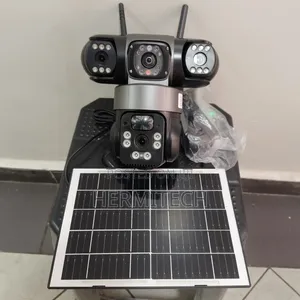 Triple Lens Cameras PTZ Surveillance 4g