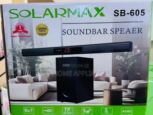 2.1ch Solarmax Soundbar Multimedia Speaker System Woofer