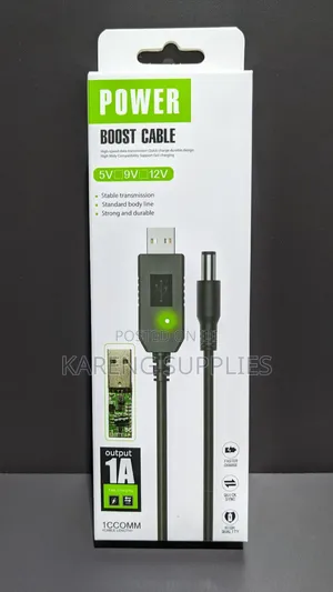 Usb to Dc 5v-12v Power Boost Cable