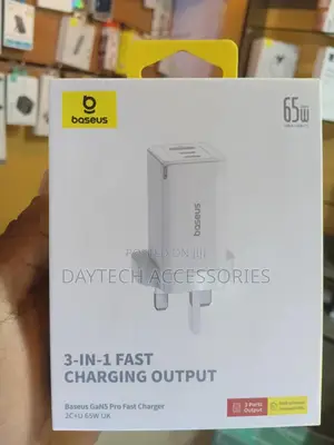 Baseus Gan5 Pro Fast Charger 2c+U 65w - Uk Plug