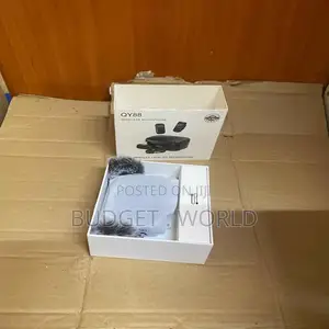 2. Qy88 Anc Wireless Lavalier Mic With Dual Receiver Charging Box