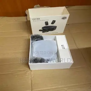 Qy88 Dual Receiver Wireless Mic With Active Noise Cancellation