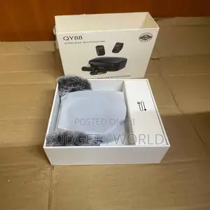 . Qy88 Portable Wireless Microphone With Magnetic Clip Case