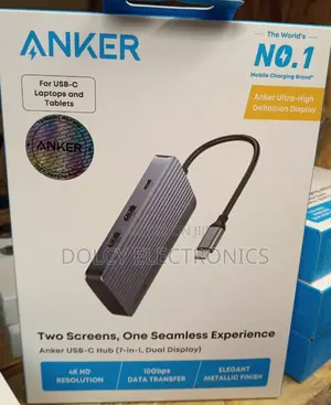 Anker Usb-c Hub (7-in-1,Dual Display)4k Hd