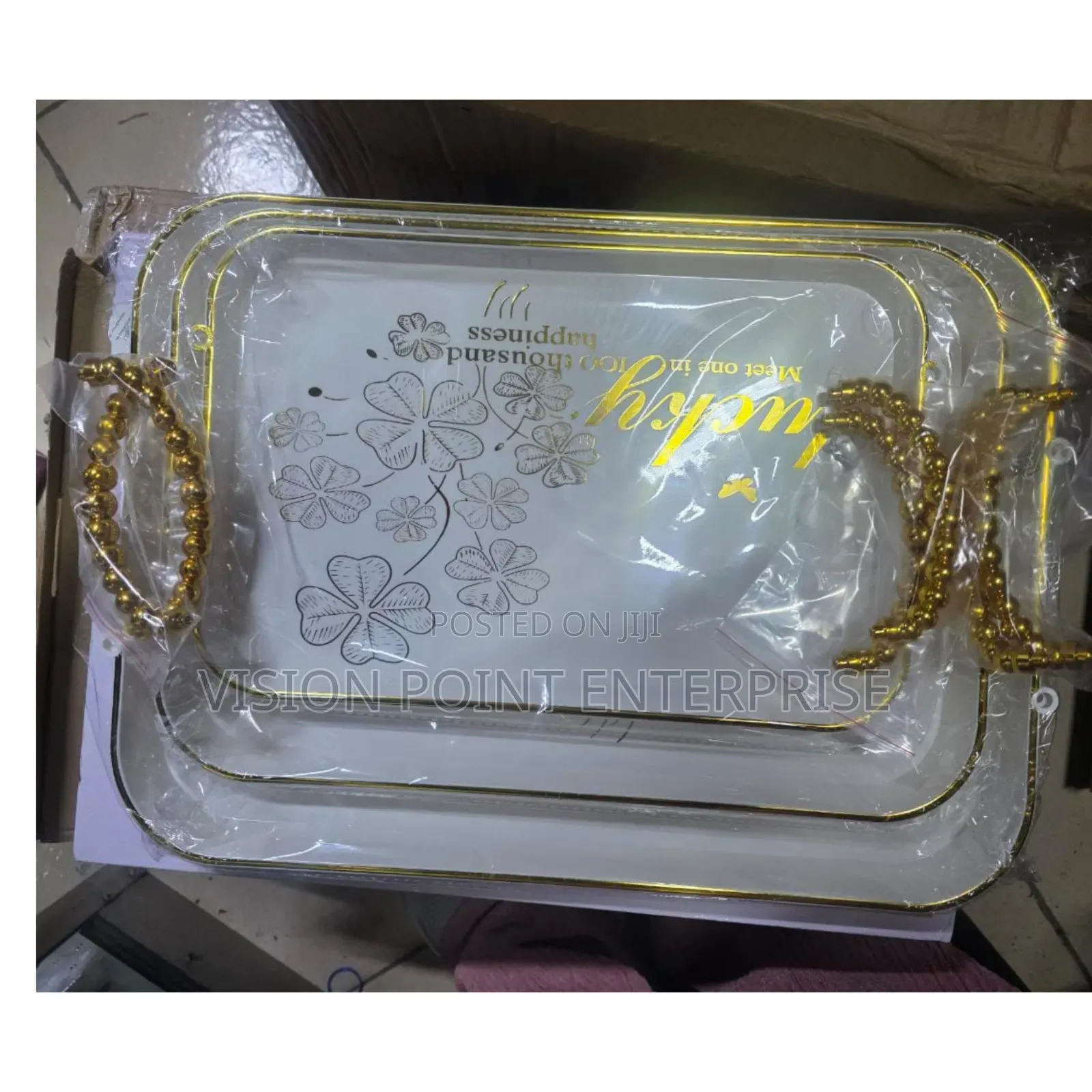 3 PCS Acrylic Tray,Acrylic Try