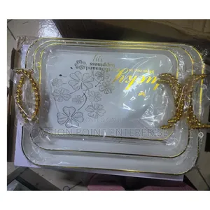 3 PCS Acrylic Tray,Acrylic Try
