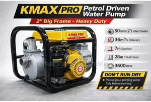 Kmax Pro 2" Petrol Driven Water Pump