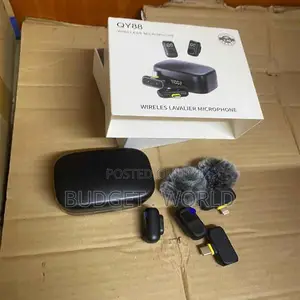 . Qy88 Magnetic Clip Wireless Mic With Dual Receiver