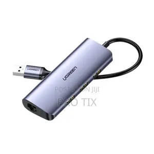 Ugreen Cm475 Usb 3.0-to 3*Usb Hub + Gigabit Converter