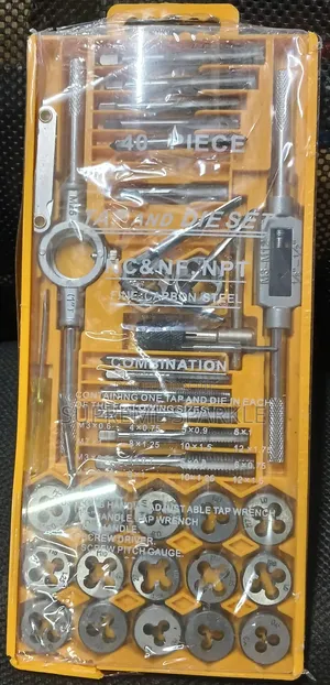 40pcs Carbon Steel Tap and Die Set
