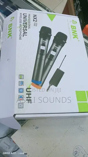 BNK Nx2 Professional Universal Uhf Wireless Microphone System