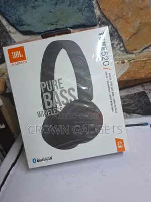 JBL 520 Pure Bass Wireless Headphones for Music Calls