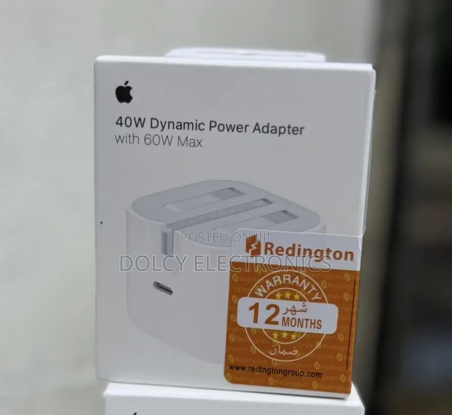 Apple 40w Dynamic Power Adapter With 60w Max