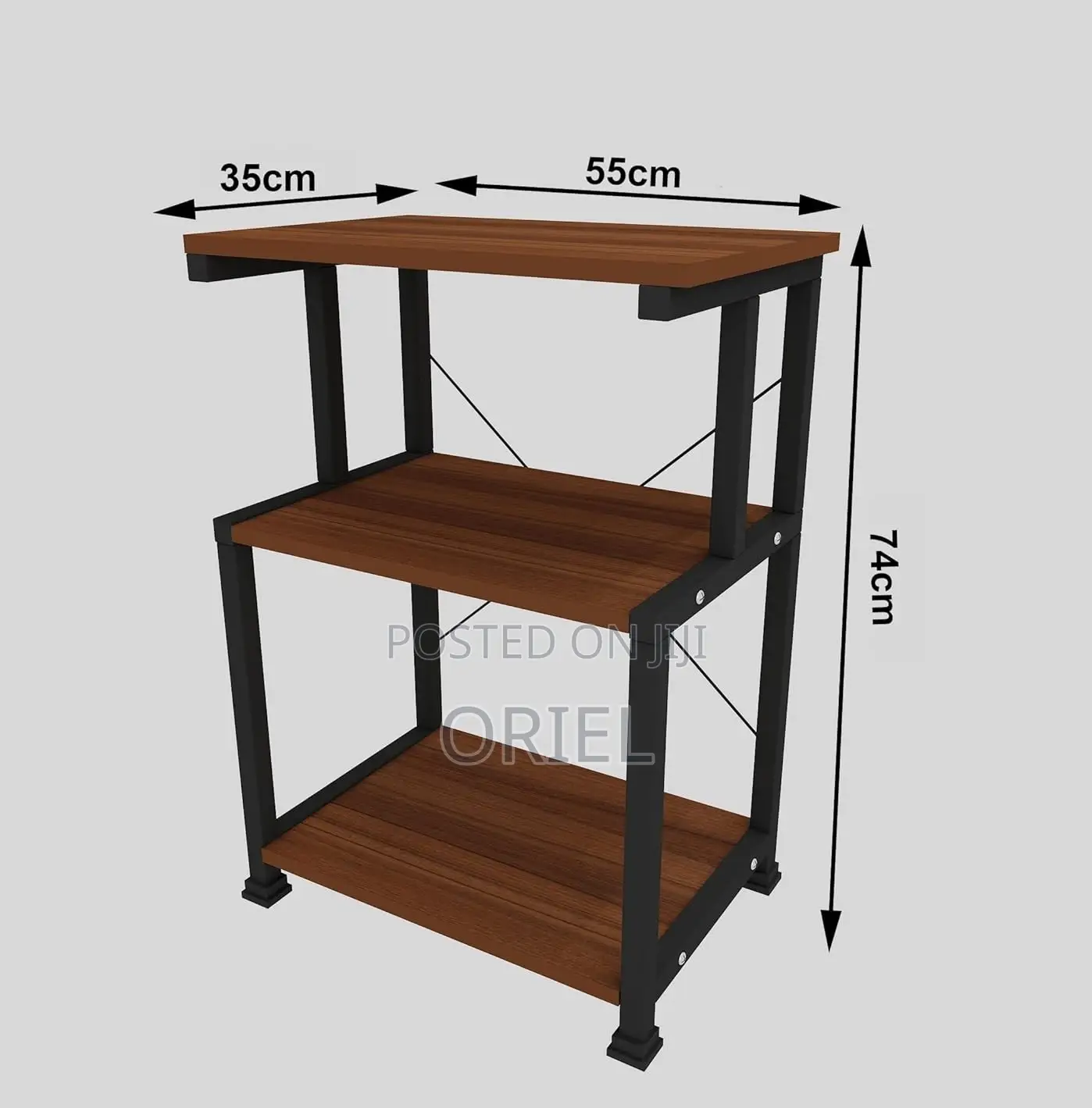 Office Book Cases; 3-Tier Multi-Purpose Storage Bookcase