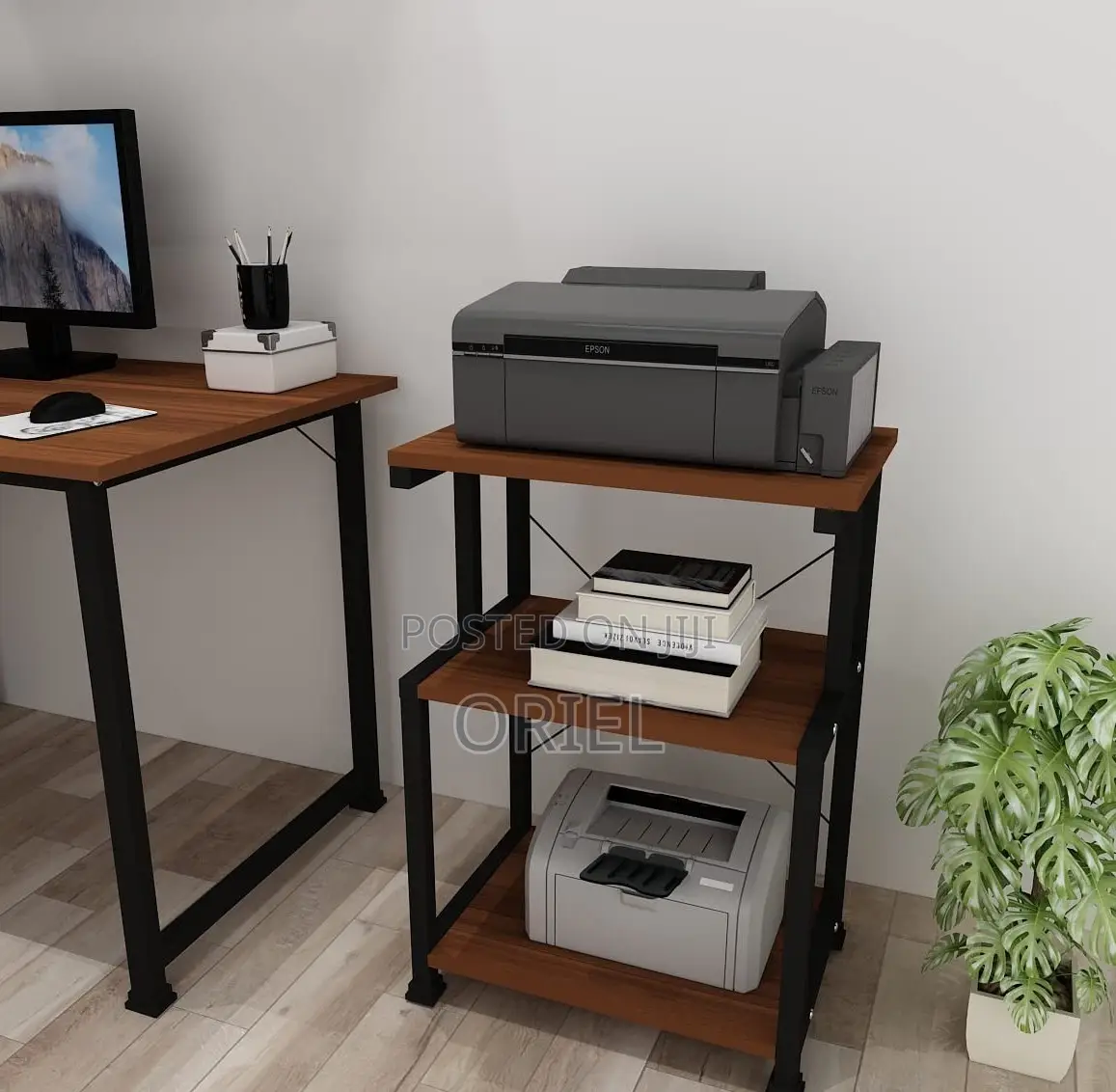 Office Book Cases; 3-Tier Multi-Purpose Storage Bookcase