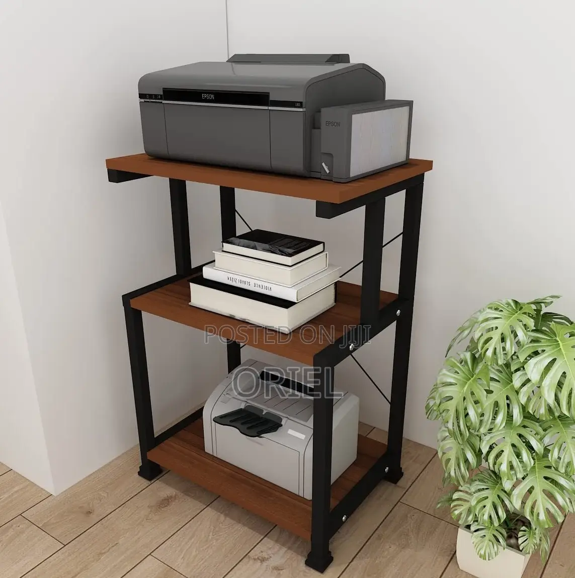 Office Book Cases; 3-Tier Multi-Purpose Storage Bookcase