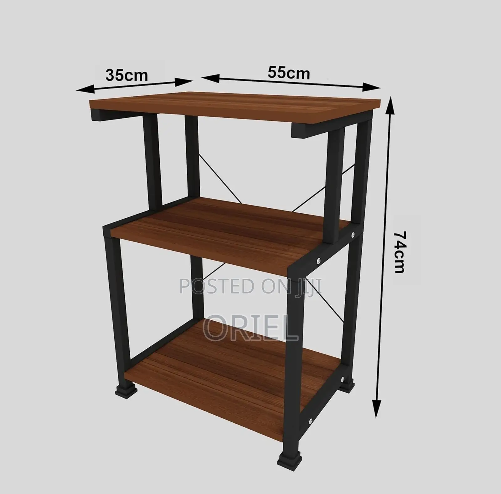 Office Book Cases; 3-Tier Multi-Purpose Storage Bookcase