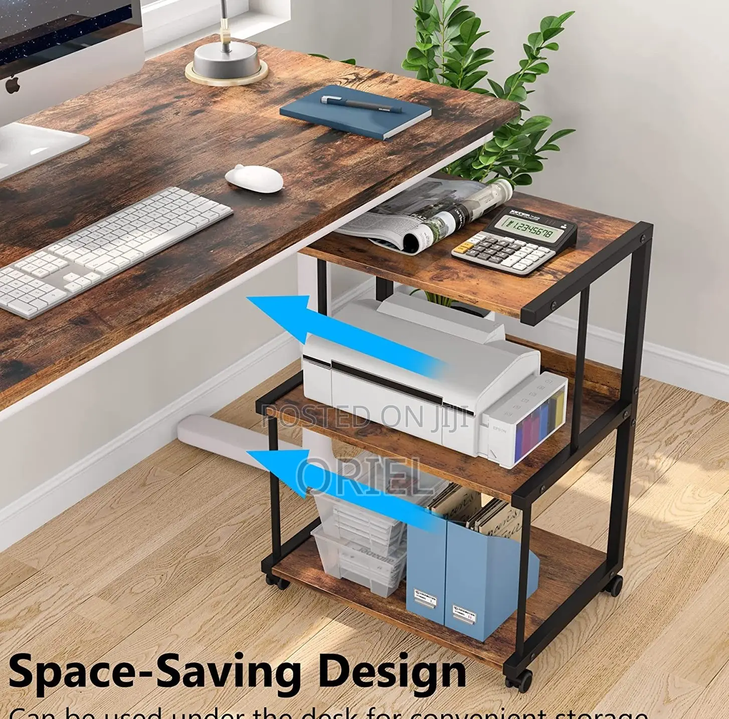 Office Book Cases; 3-Tier Multi-Purpose Storage Bookcase