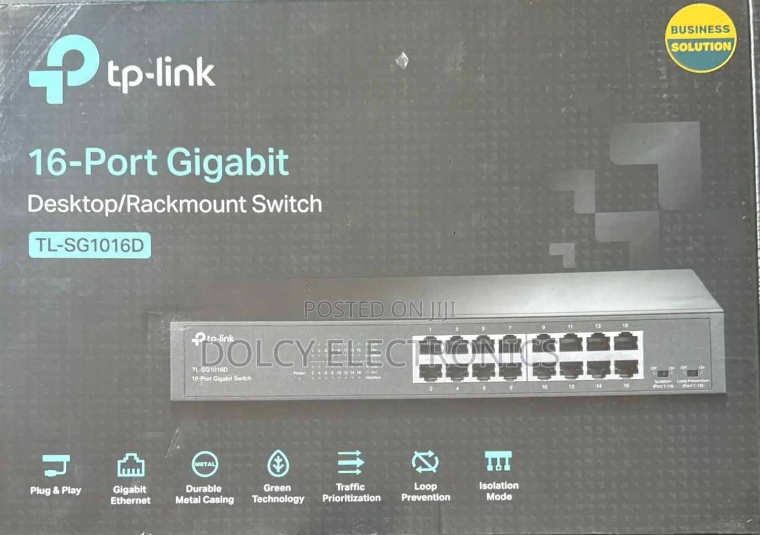 Tp-link 16-port Gigabit Tl-sg1016d Desktop/Rackmount Switch