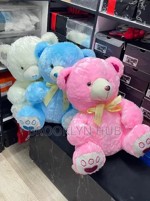 Large Pink Stuffed Teddy Bear