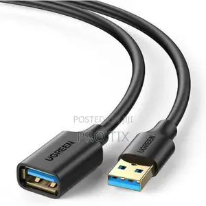 Ugreen Us121 Usb 2.0 Male to Usb a Female Cable With Chipset 5m