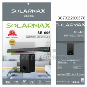3.1ch Solarmax Soundbar Multimedia Speaker System Woofer