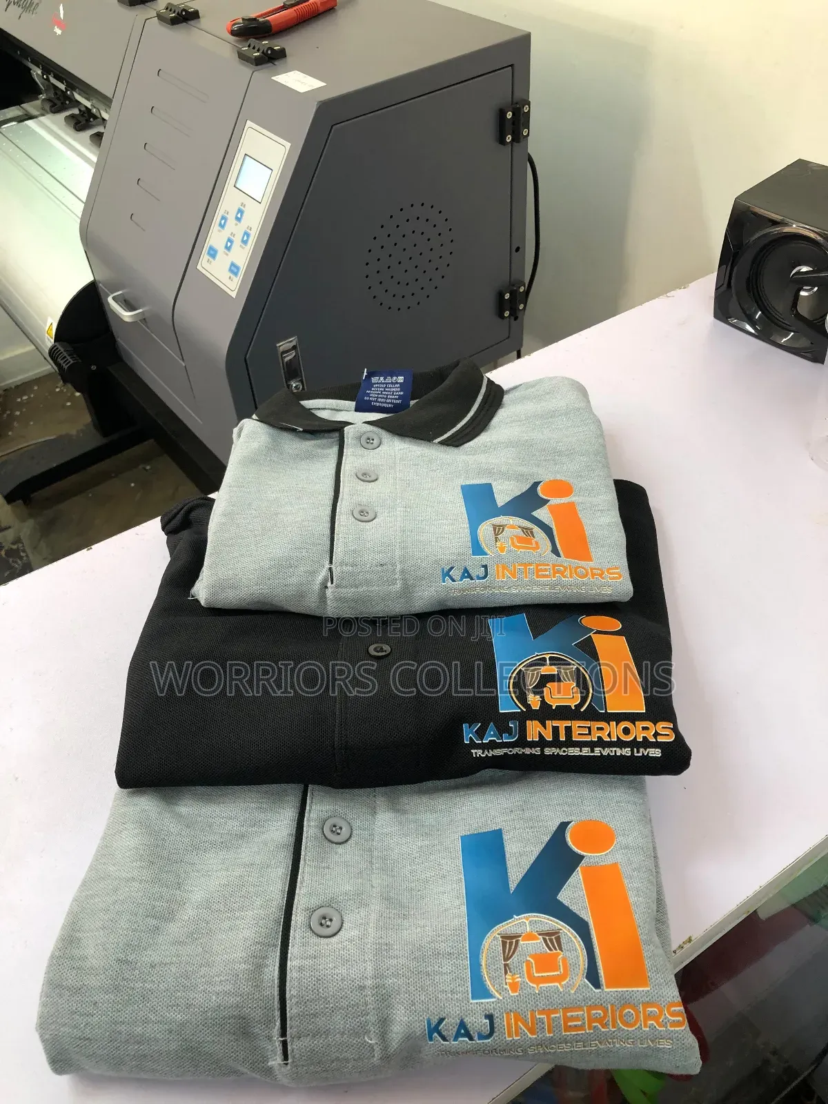 Grey Black and Black Plain Branded Polo T-Shirts Available