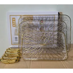 Acrylic 3 PCS Tray Clear