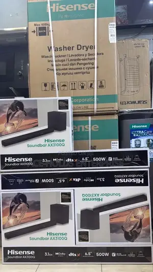 Ax3100q - Hisense 500 Watts, 6.5" Soundbar Speaker System - 3.1ch