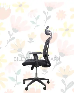 Black Ergonomic Office Chair — Smooth Movement, Zero Disruptions
