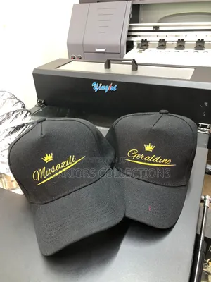 Black Branded Caps