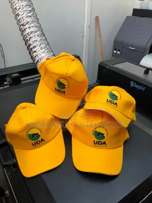 Yellow Branded Caps