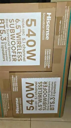 540 Watts Hisense Soundbar Subwoofer
