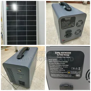 Best 1kwh Vestwood Power Station 300watts Solar Panel Off-Grid Package