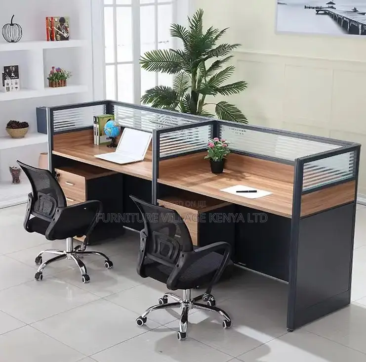 Workstation; 2-seater Straight Modular Workstation