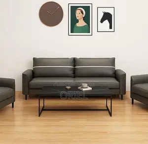 Office Sofas; Managerial 5-Seater Office Reception Sofa