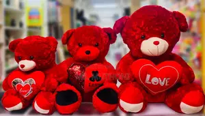  Red I Love You Teddy Bear (60/70/80)