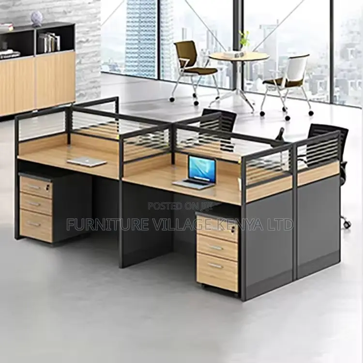 Workstation; Four-way Modular Workstation