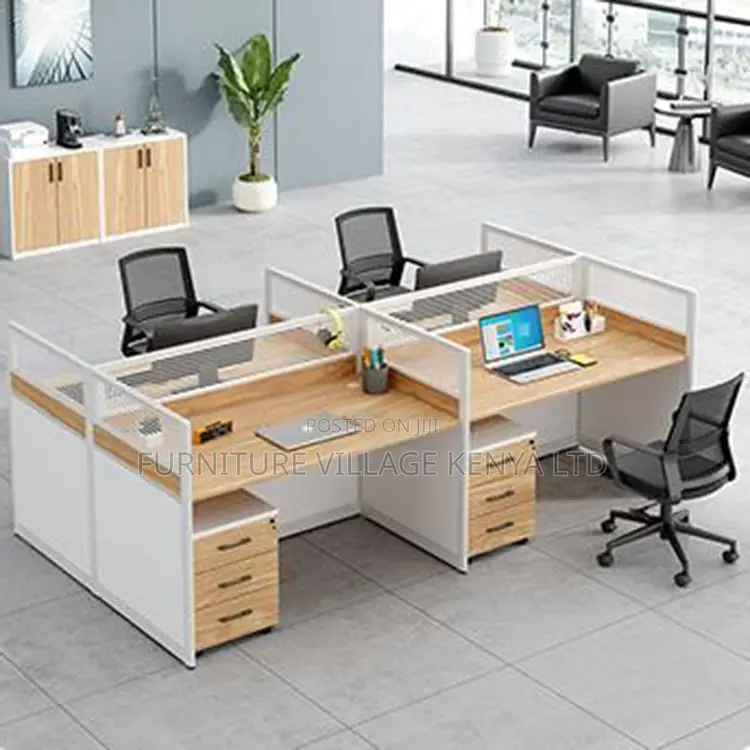 Workstation; Four-way Modular Workstation